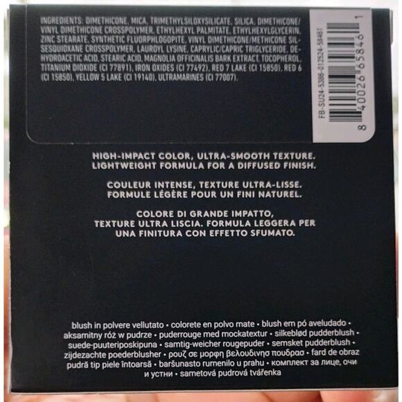 New Fenty Beauty Fenty Cheeks Suede Powder Blush Shade 03 Lolly Poppy 0.14oz/4g - Picture 2 of 3